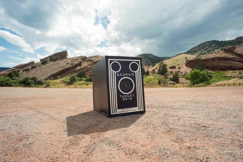 Brownie camera in the desert