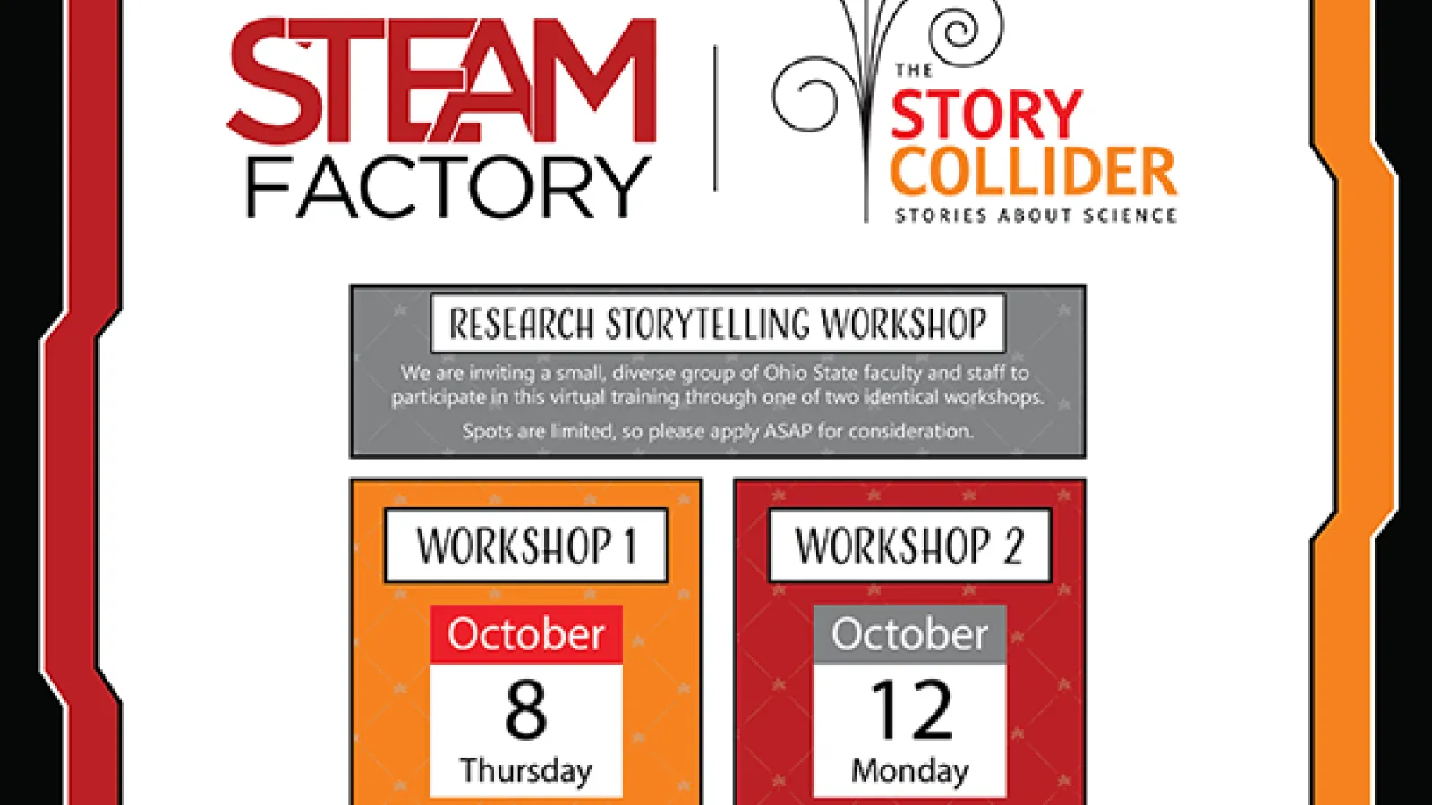 event banner with info featured from event listing