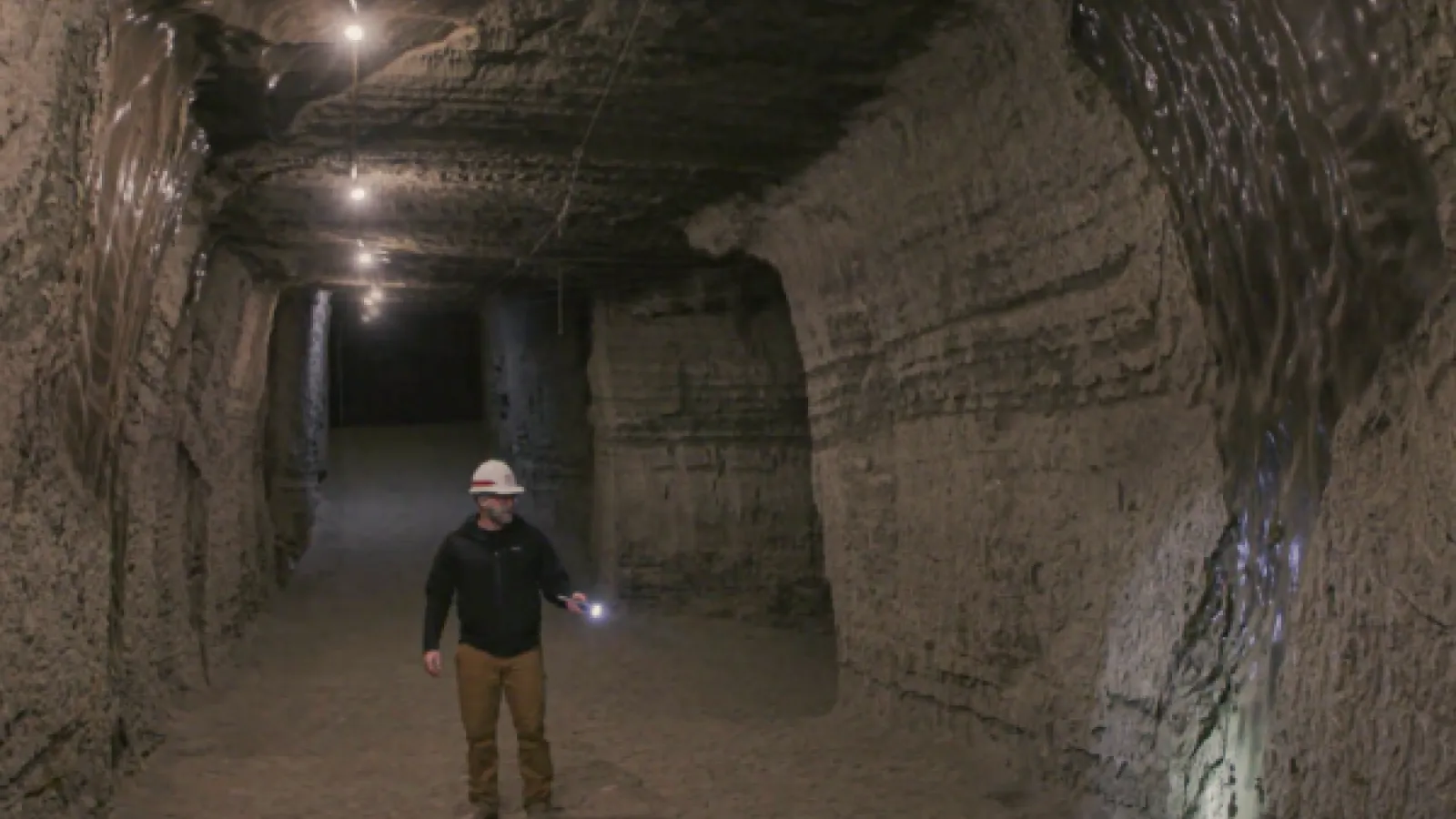 Permafrost Frozen Tunnel