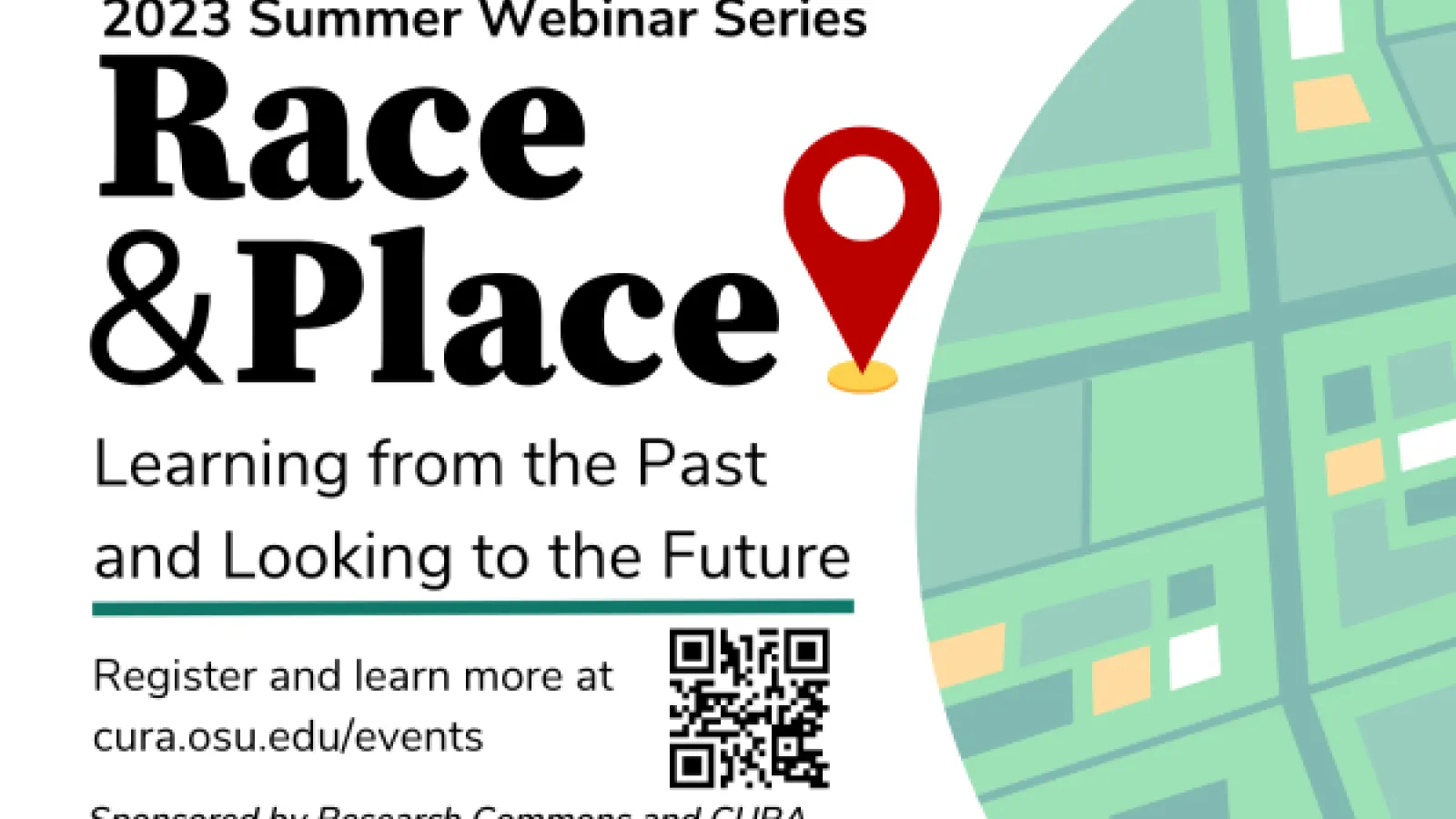 Race & Place flyer - information in body text below