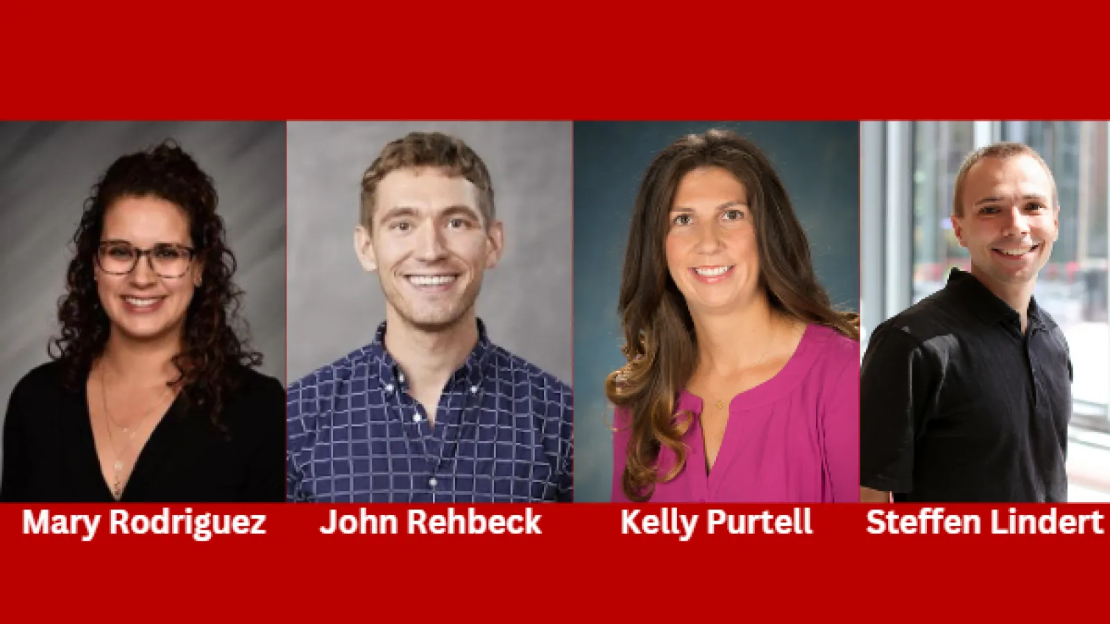 Mary Rodriguez, John Rehbeck, Kelly Purtell, Steffen Lindert