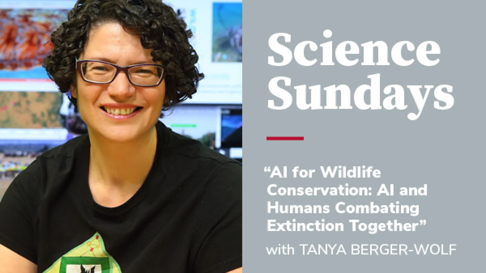 Flyer advertising Science Sundays