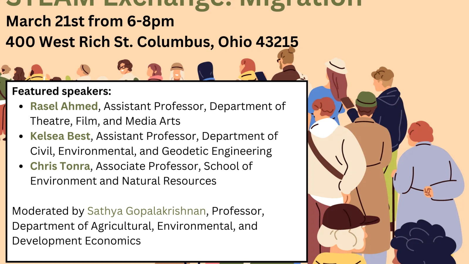 Flyer for event (information in article)