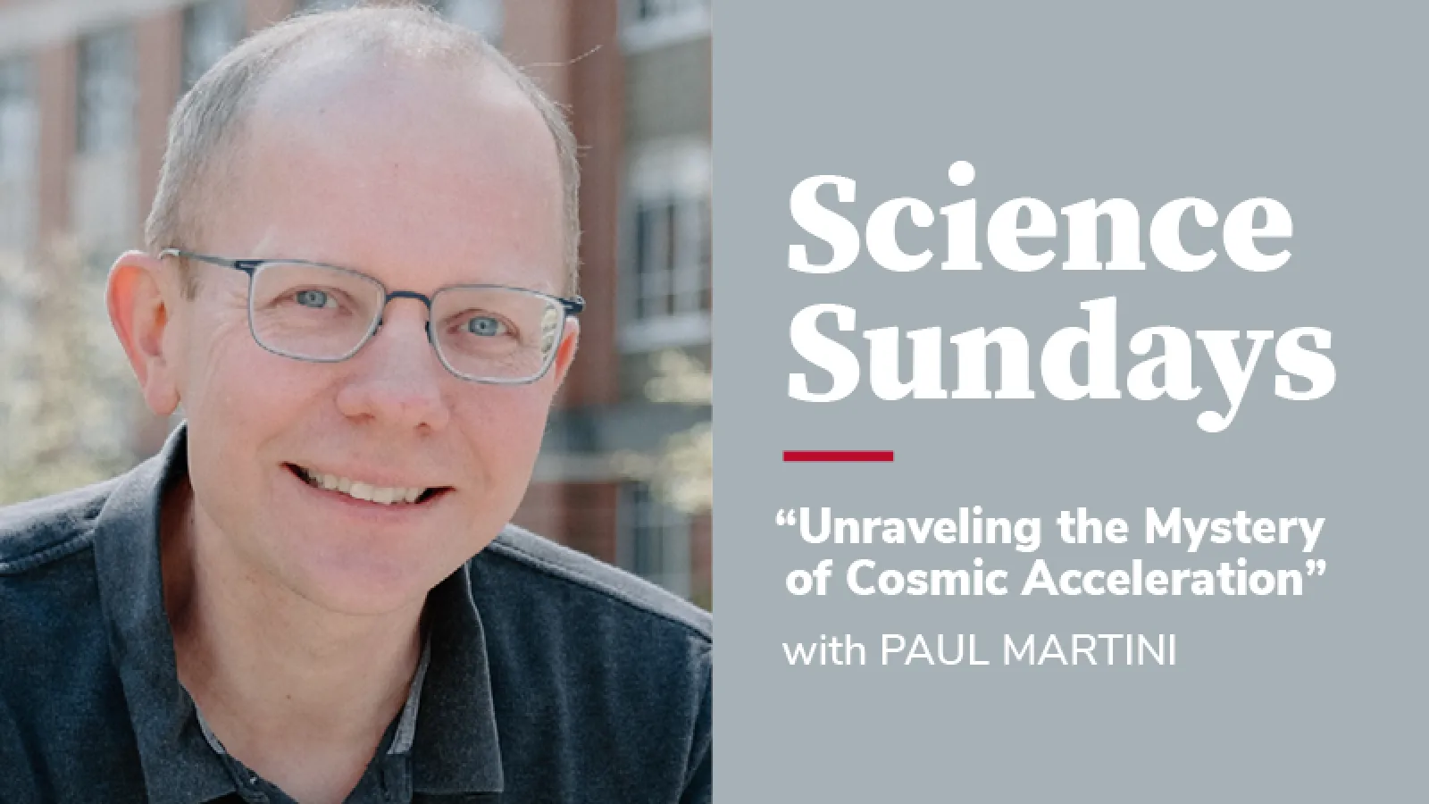 Science Sundays with Paul Martini