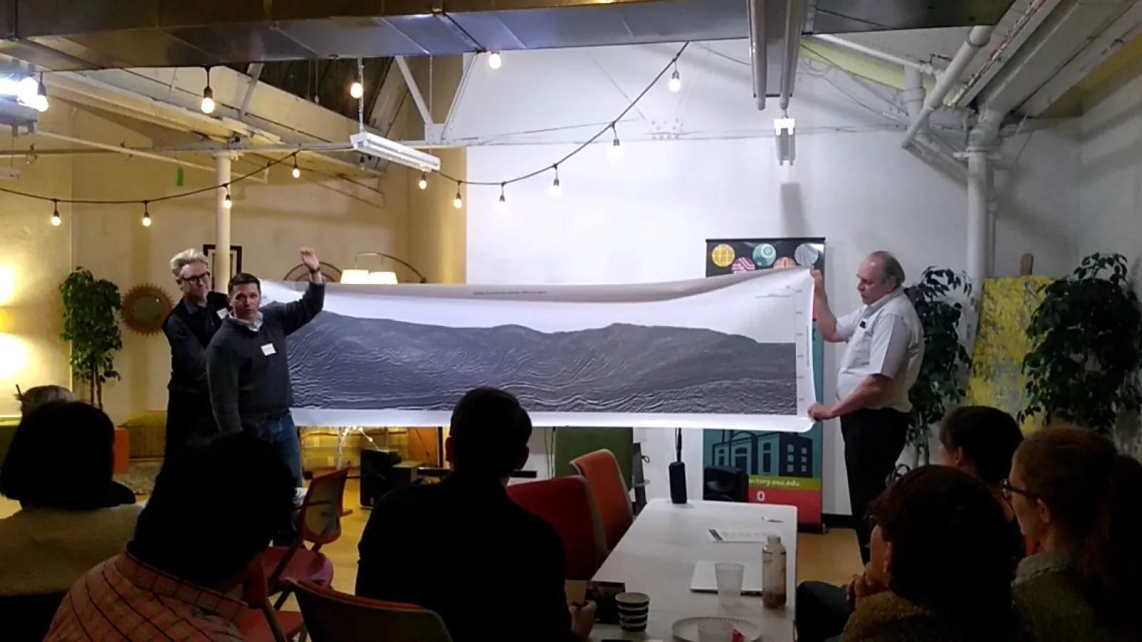 Derek Sawyer talking about the seismograph