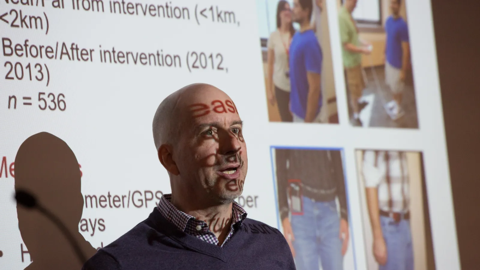 presenting a powerpoint
