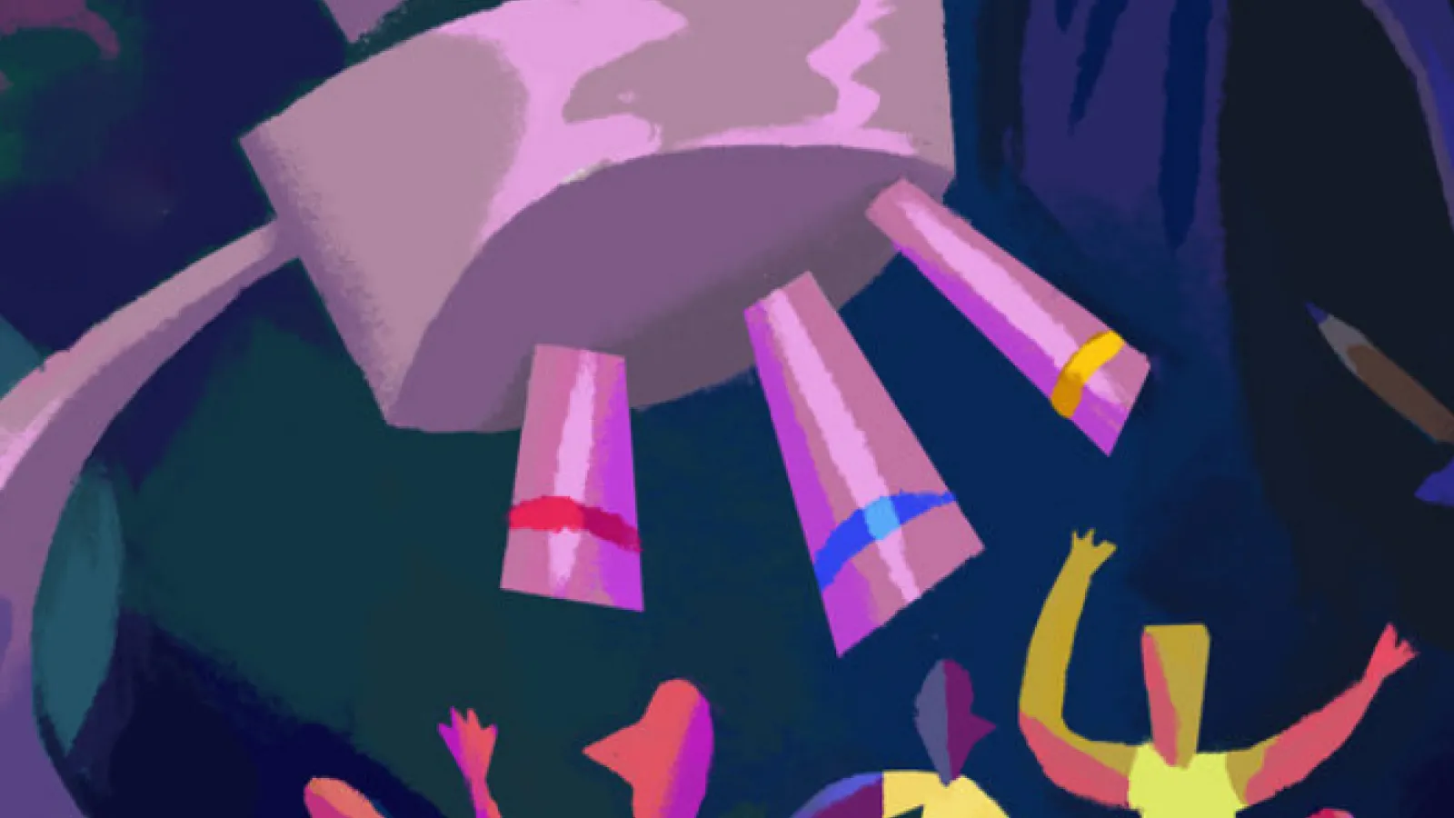 graphic of people dancing