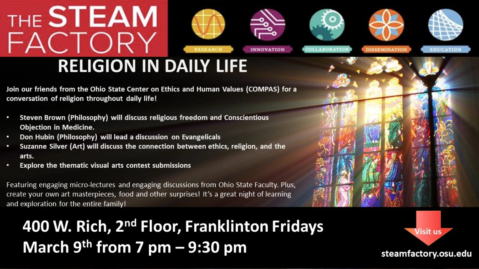 March Franklinton Friday Flyer, Religion in Daily Life