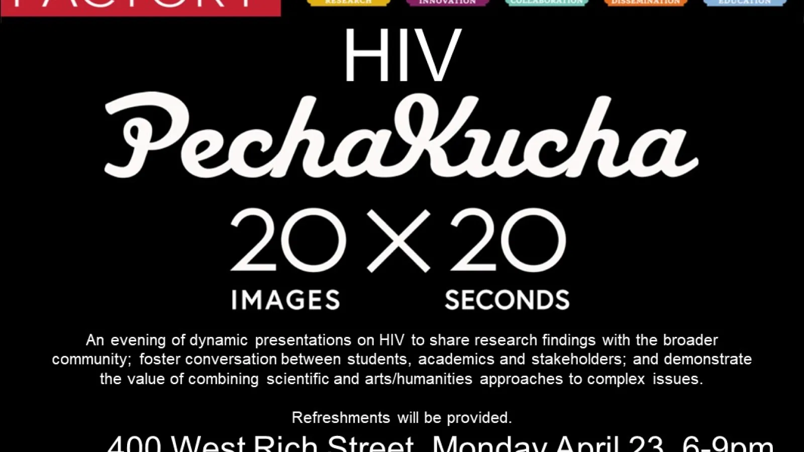 The Third Annual HIV Pecha Kucha 