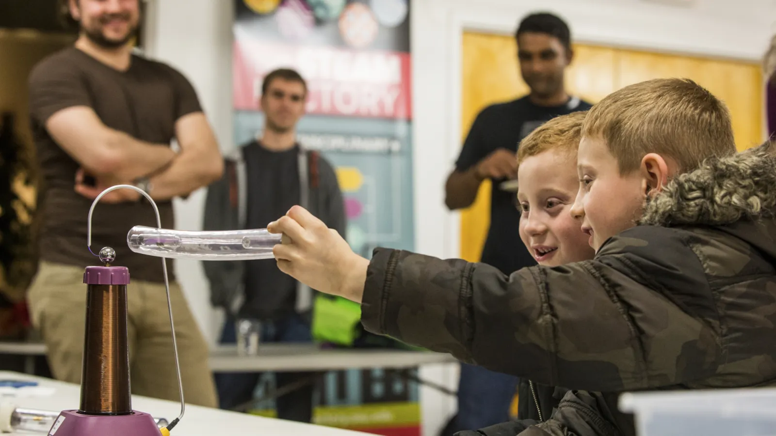 Kids learning activities at The STEAM Factory