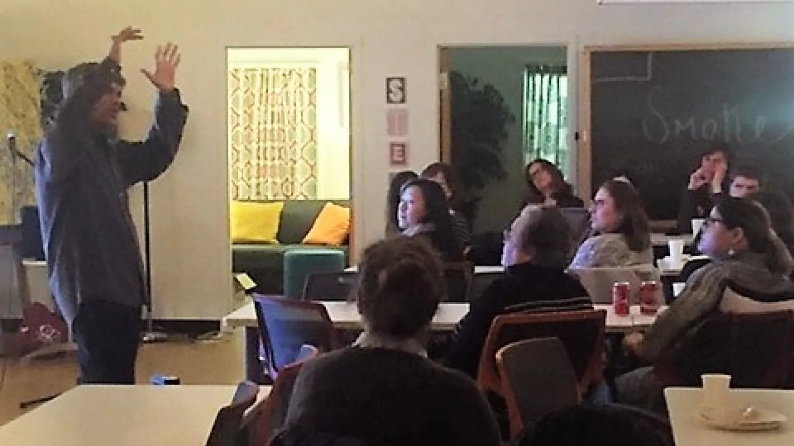 November STEAM Exchange first speaker