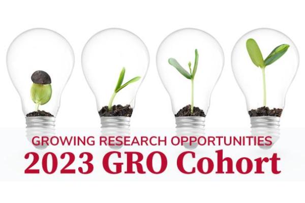Growing Research opportunities 2023 GRO Cohort