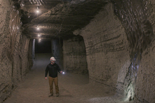 Permafrost Frozen Tunnel