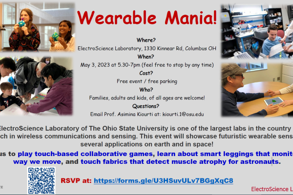 Flyer advertising Wearable Mania, details in article