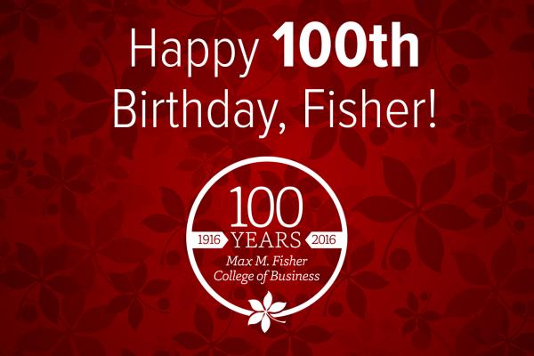 Fisher Centennial Celebration Logo