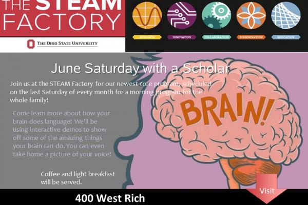 June flyer for Saturday with a Scholar June flyer for Saturday with a Scholar