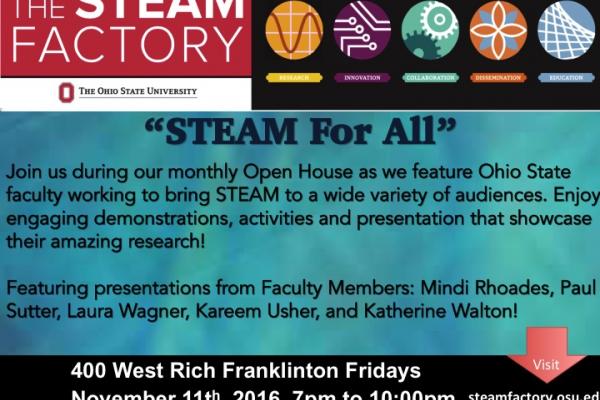 Steam For All Flyer November Franklinton Friday Flyer