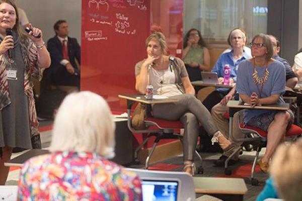 picture of a speaker at an osu innovate event picture of a speaker at an osu innovate event