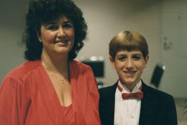 Ryan White and his mother