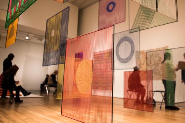 Art Exhibit in the Wexner Center for the Arts Art Exhibit in the Wexner Center for the Arts