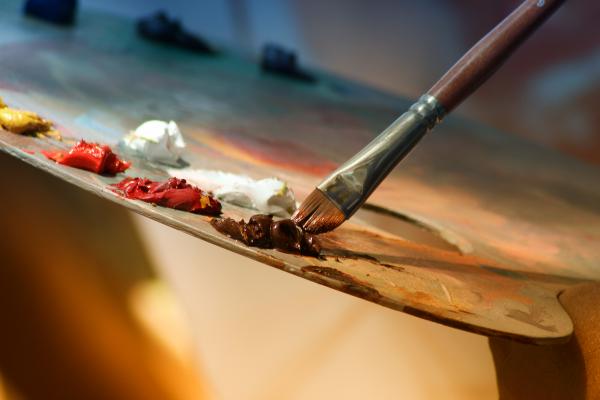 Visual Art Contest Paintbrush and palette